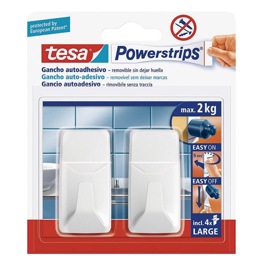 Ganchos Tesa Powerstrip Grandes