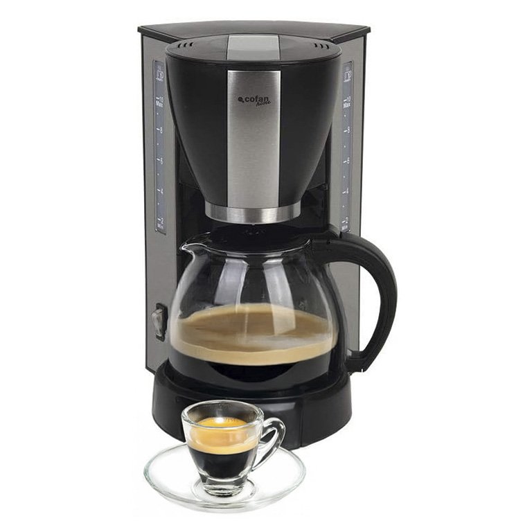 Cafetera Goteo Cofan Negra 1,25 L