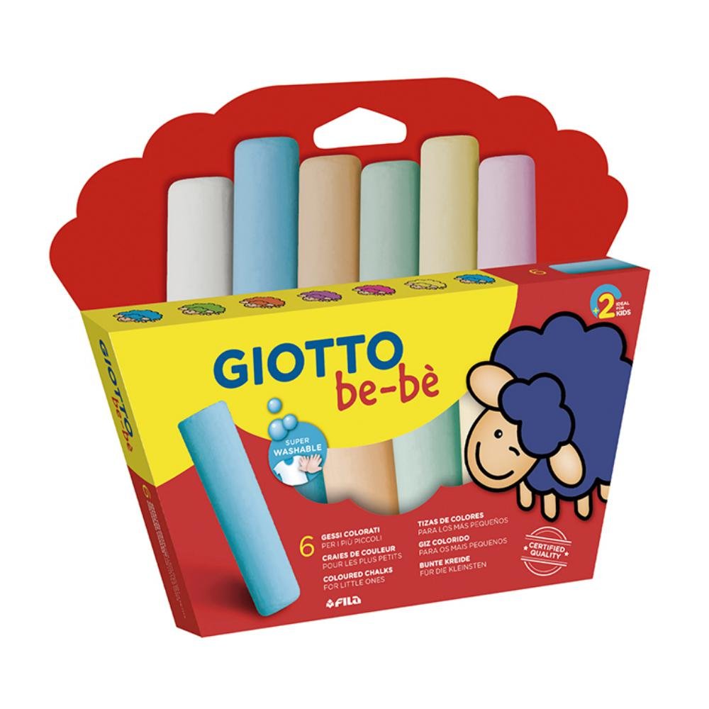 Tizas Giotto Be-bé 6 Colores