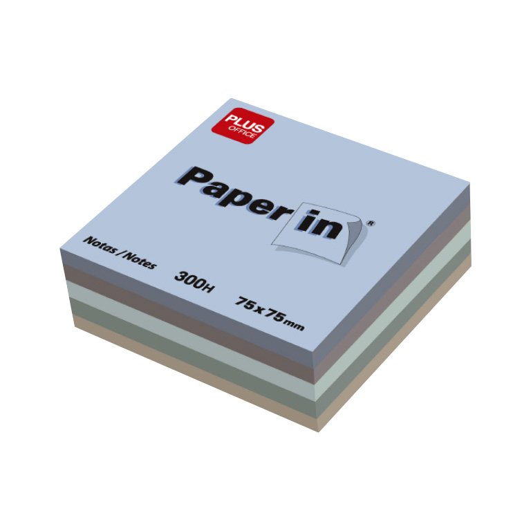 Bloc Notas Adhesivas Paper In Plus Office 75 x 75 mm Burgundy  300 Hojas