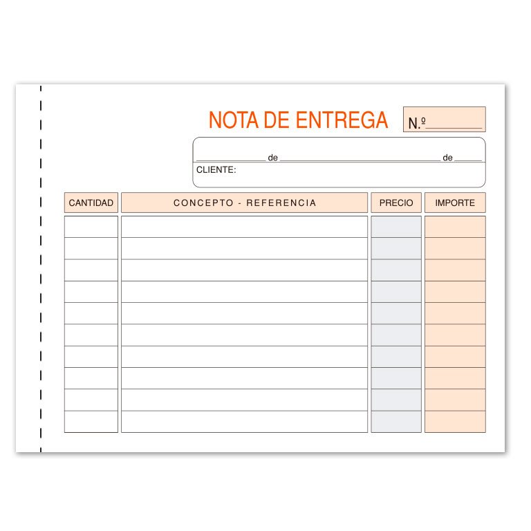 Talonario Entregas Plus Office 153 x 109 mm Duplicado 50 Juegos