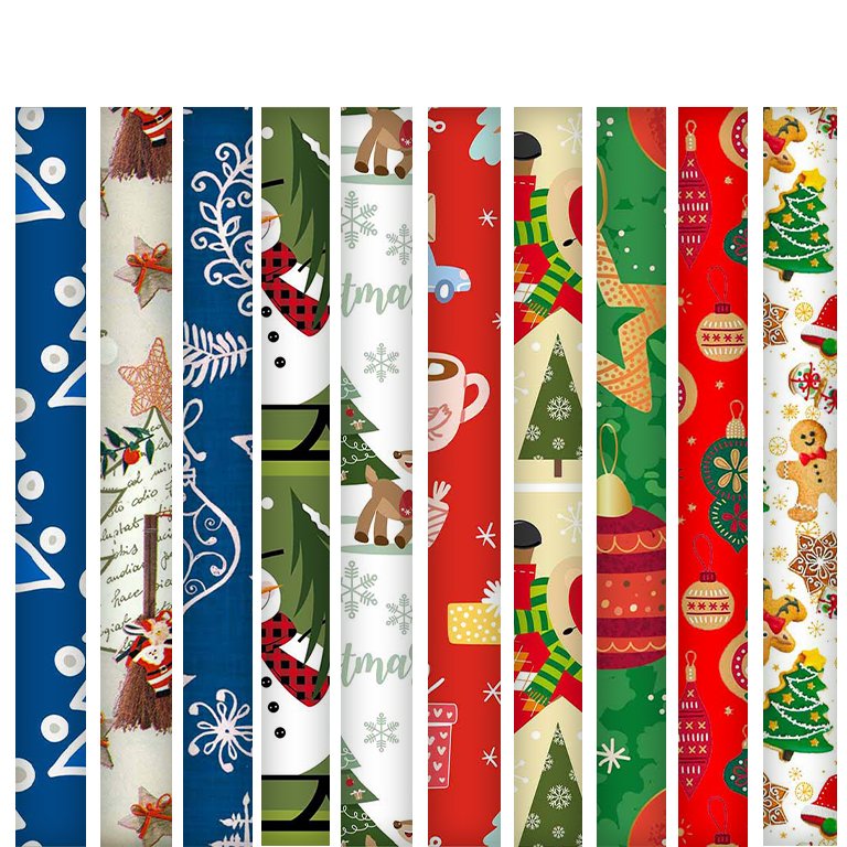 Papel de Regalo Campus Surtido Navidad Expositor 60 ud.