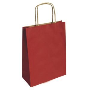 Bolsa Papel Kraft Rojo Grande