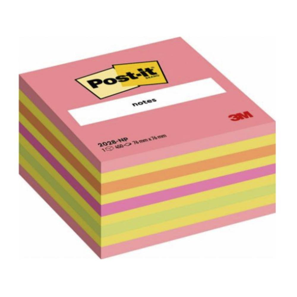 Bloc Notas Adhesivas Post-It 76 x 76 mm Rosa Neón 450 Hojas