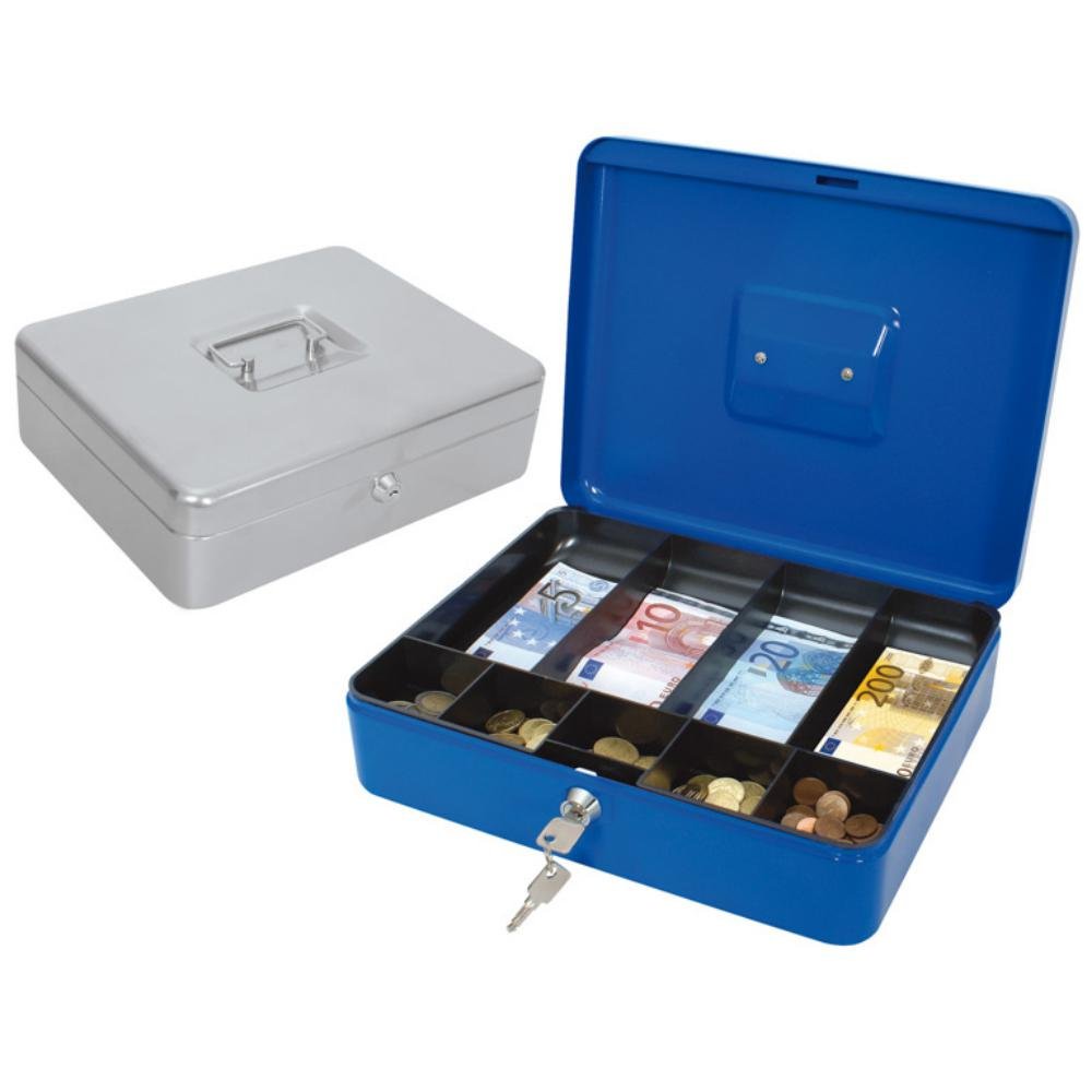 Caja Caudales Plus Office 307 x 80 x 230 mm Azul