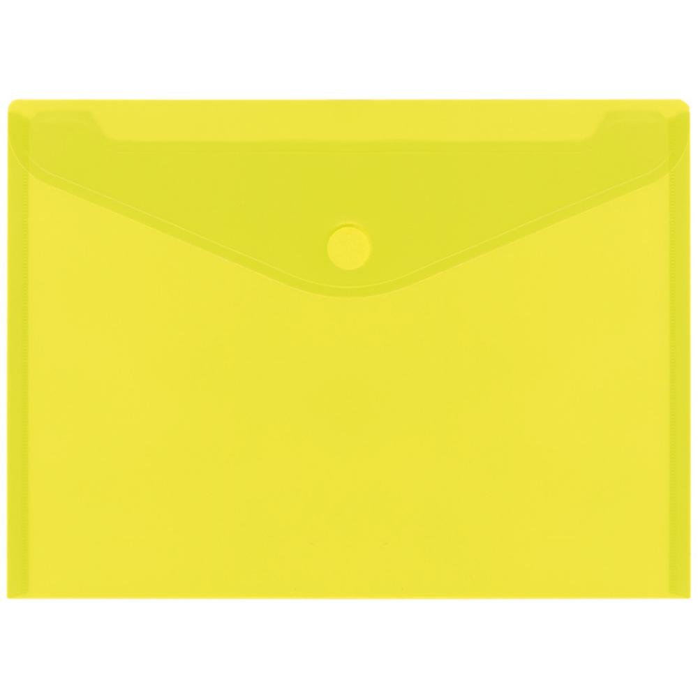 Sobre 2030 Plus Office A4+ Plástivo Cierre Velcro Apaisado Amarillo