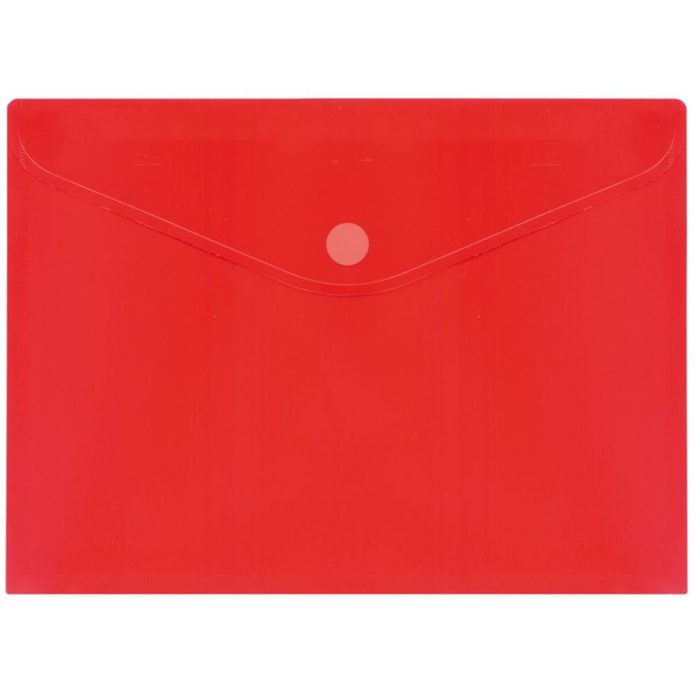 Sobre 2030 Plus Office A4+ Plástico Cierre Velcro Apaisado Rojo