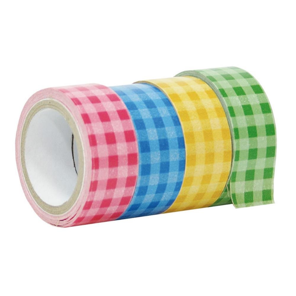 Cintas Adhesivas Campus University Decoradas Papel Vichy 5m x 15mm