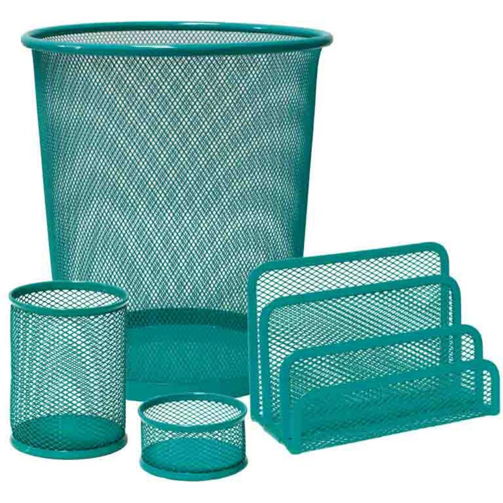 Set Escritorio 4 Piezas Plus Office Turquesa