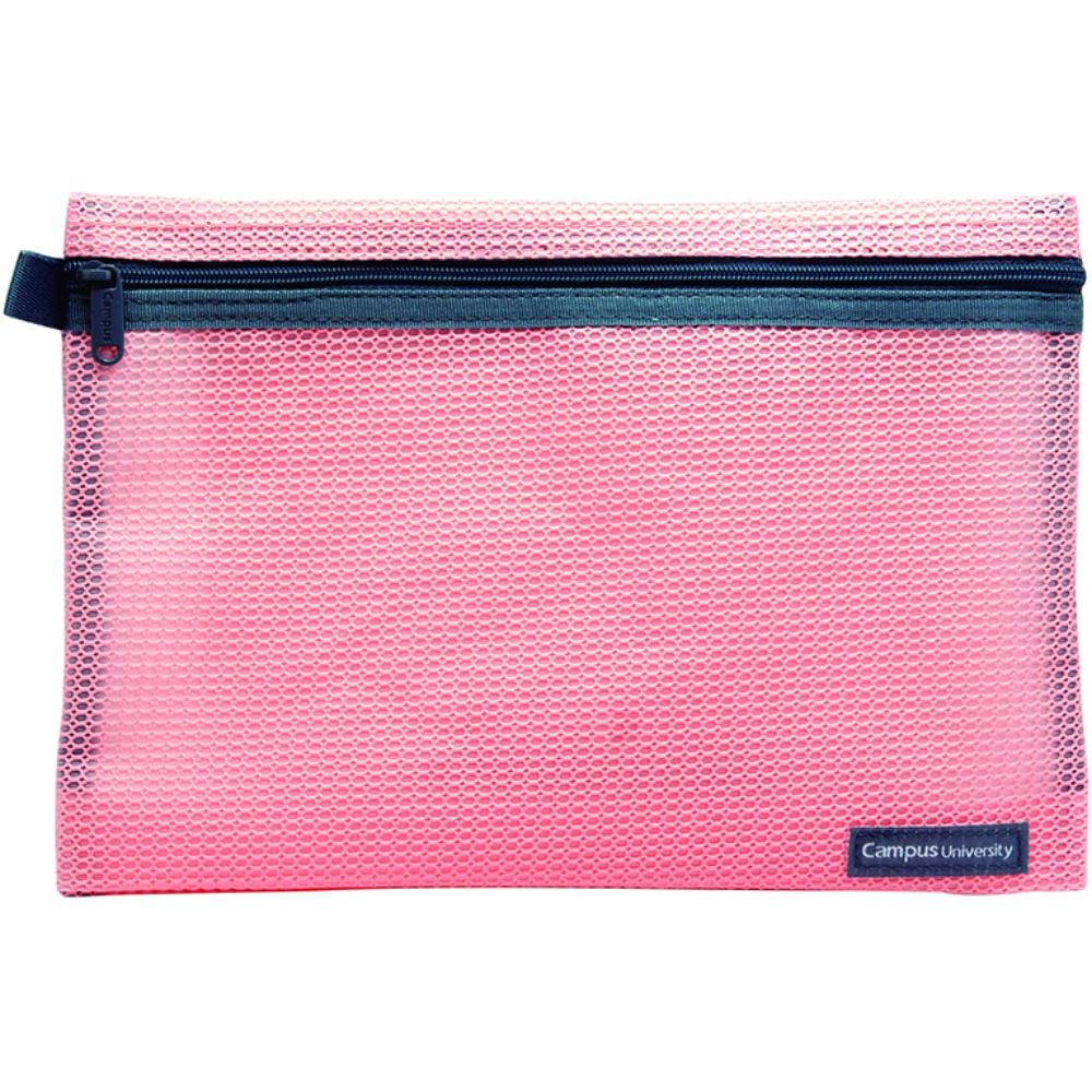Bolsa Multiusos Campus University Cremallera 240 x 170 mm Rosa