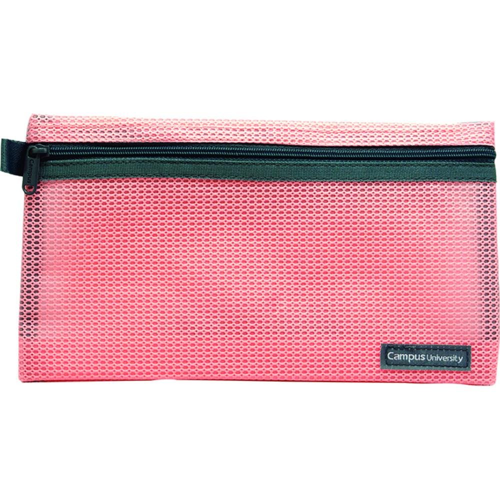 Bolsa Multiusos Campus University Cremallera 230 x 130 mm Rosa