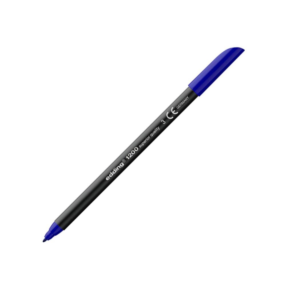 Rotulador Punta Fibra Edding 1200 Azul