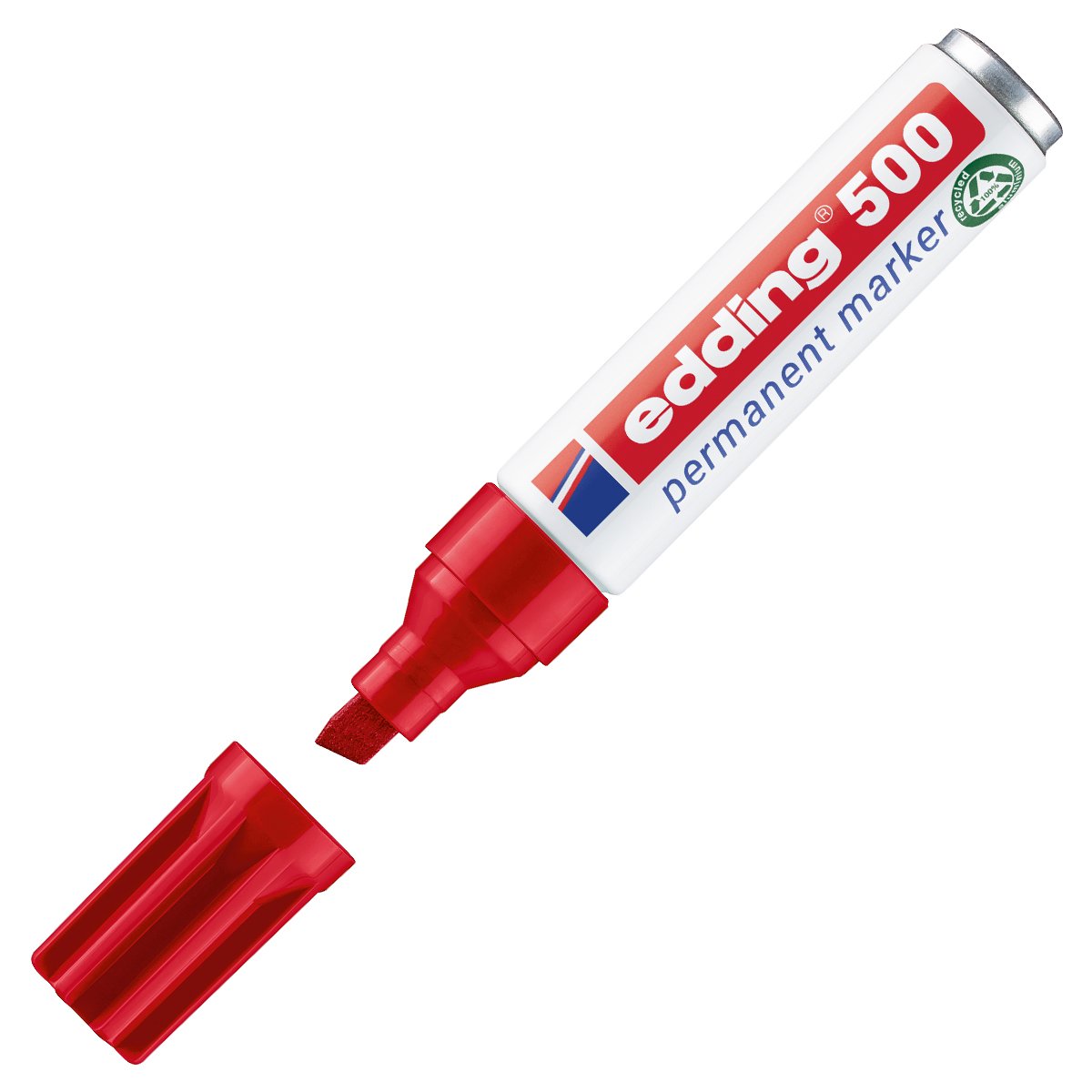 Rotulador Permanente Edding 500 Rojo