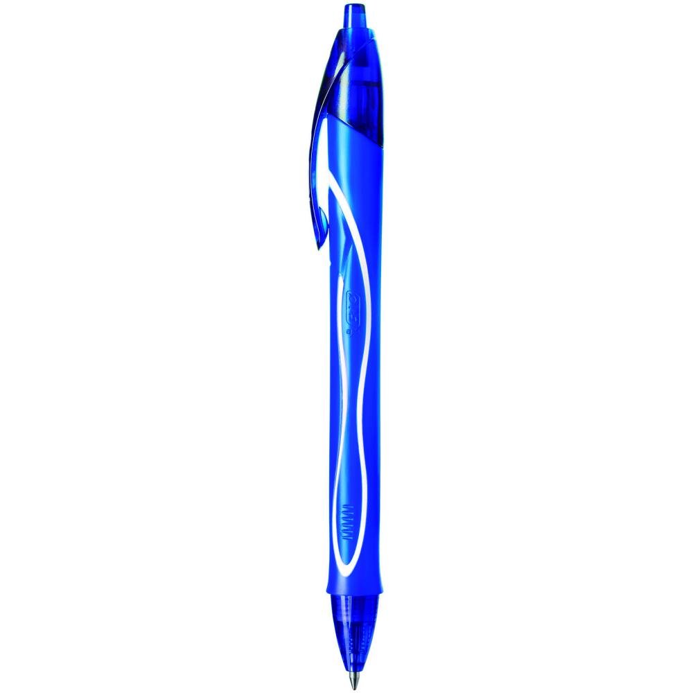 Bolígrafo Tinta Gel Bic Gelocity Quick Dry Azul