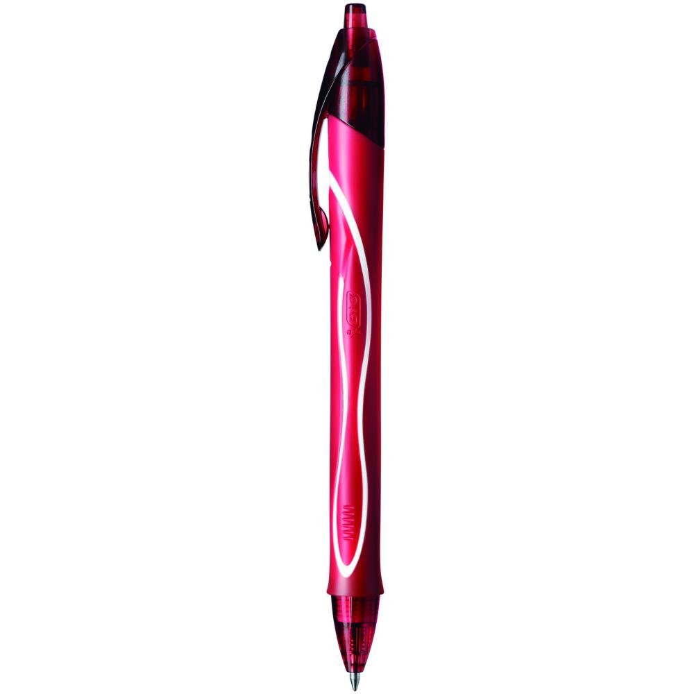 Bolígrafo Tinta Gel Bic Gelocity Quick Dry Rojo