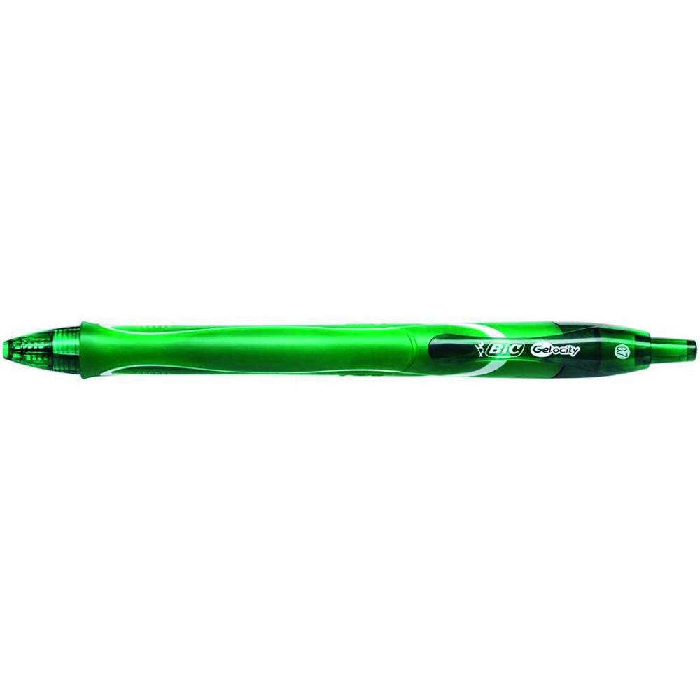 Bolígrafo Tinta Gel Bic Gelocity Quick Dry Verde