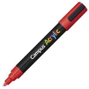 Rotuladores Acrílicos Campus Acrylic Rojo 4 ud.