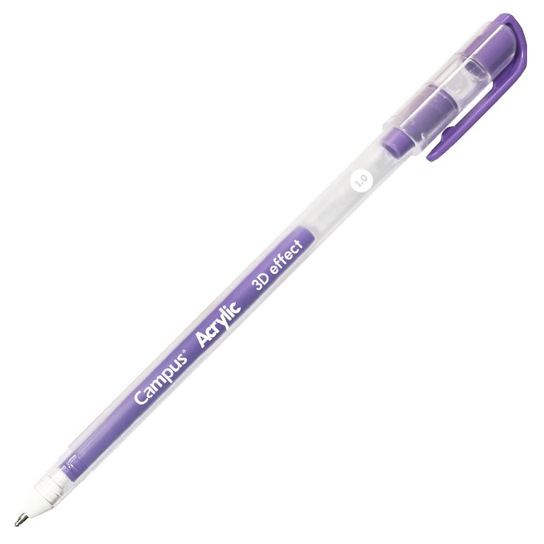 Rotuladores Acrílicos Campus Acrylic 3D Violeta 10 ud