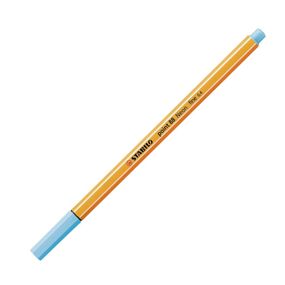Rotulador Punta Fibra Stabilo Point-88 Azul Neón
