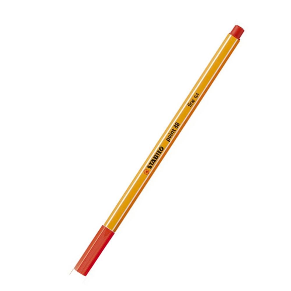 Rotulador Punta Fibra Stabilo Point-88 Bermellón