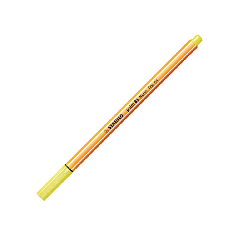 Rotulador Punta Fibra Stabilo Point-88 Amarillo Neón