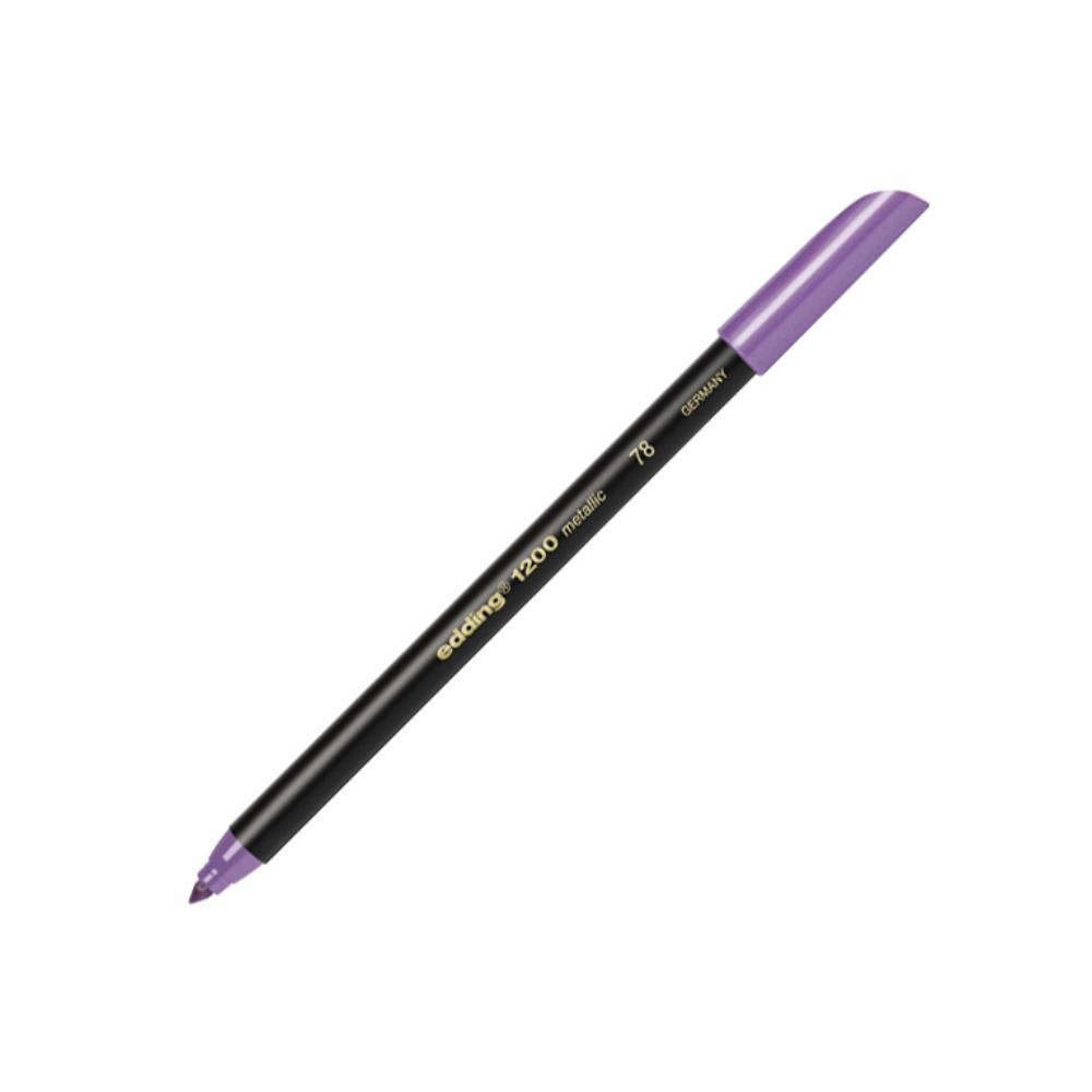 Rotulador Punta Fibra Edding 1200 Violeta Metálico