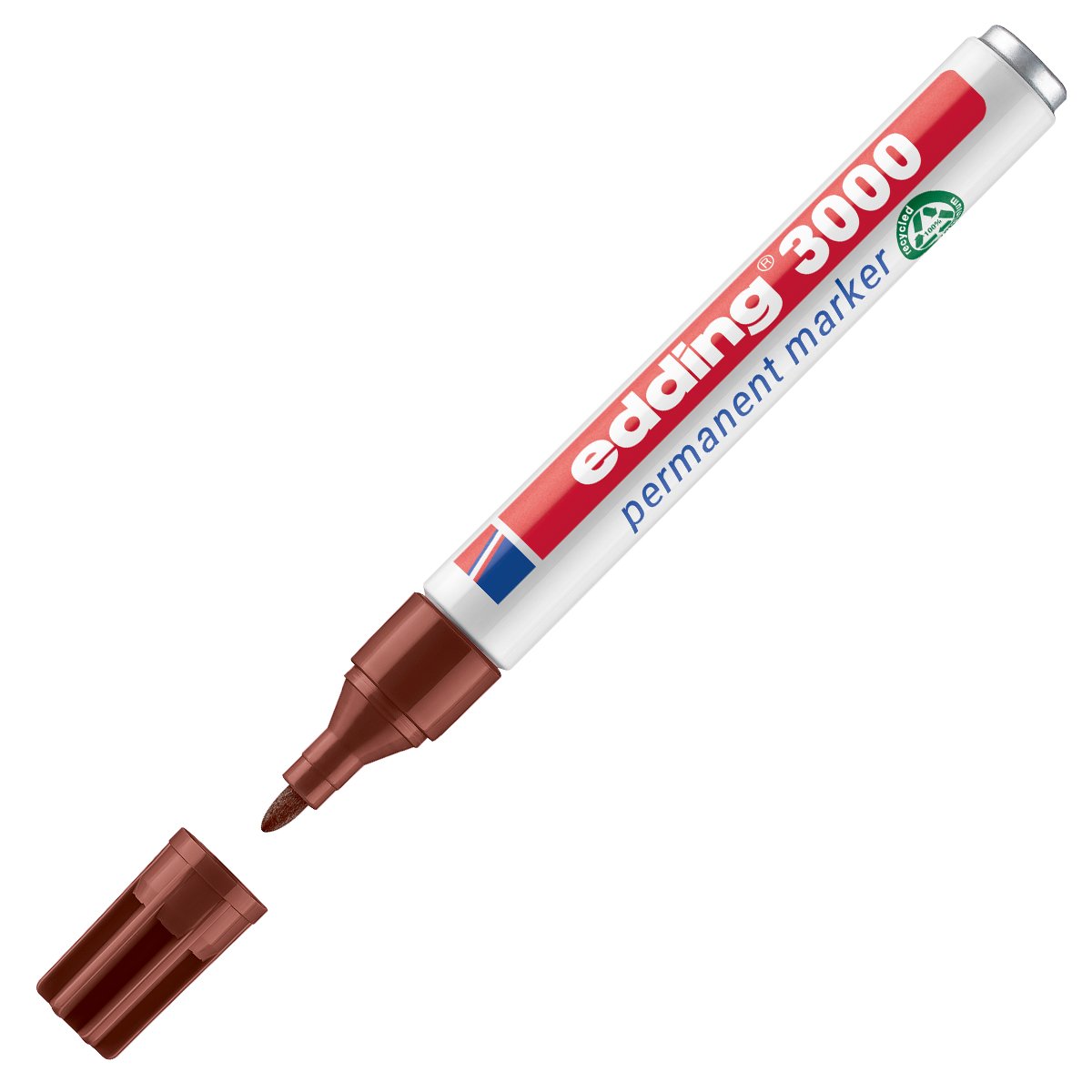 Rotulador Permanente Edding 3000 Marrón