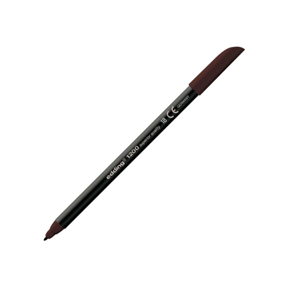 Rotulador Punta Fibra Edding 1200 Marrón Oscuro