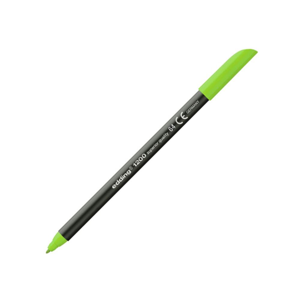 Rotulador Punta Fibra Edding 1200 Verde Neón