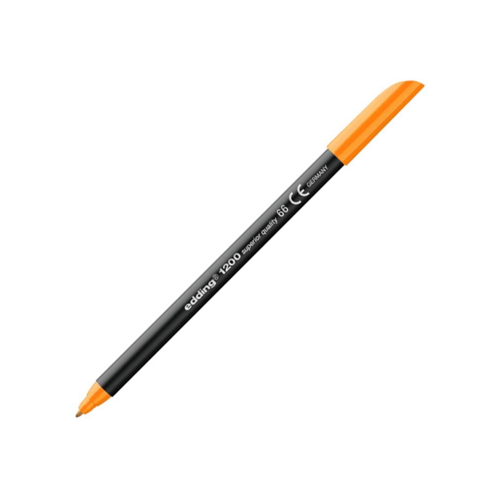 Rotulador Punta Fibra Edding 1200 Naranja Neón