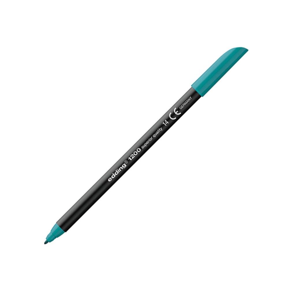 Rotulador Punta Fibra Edding 1200 Azul Turquesa