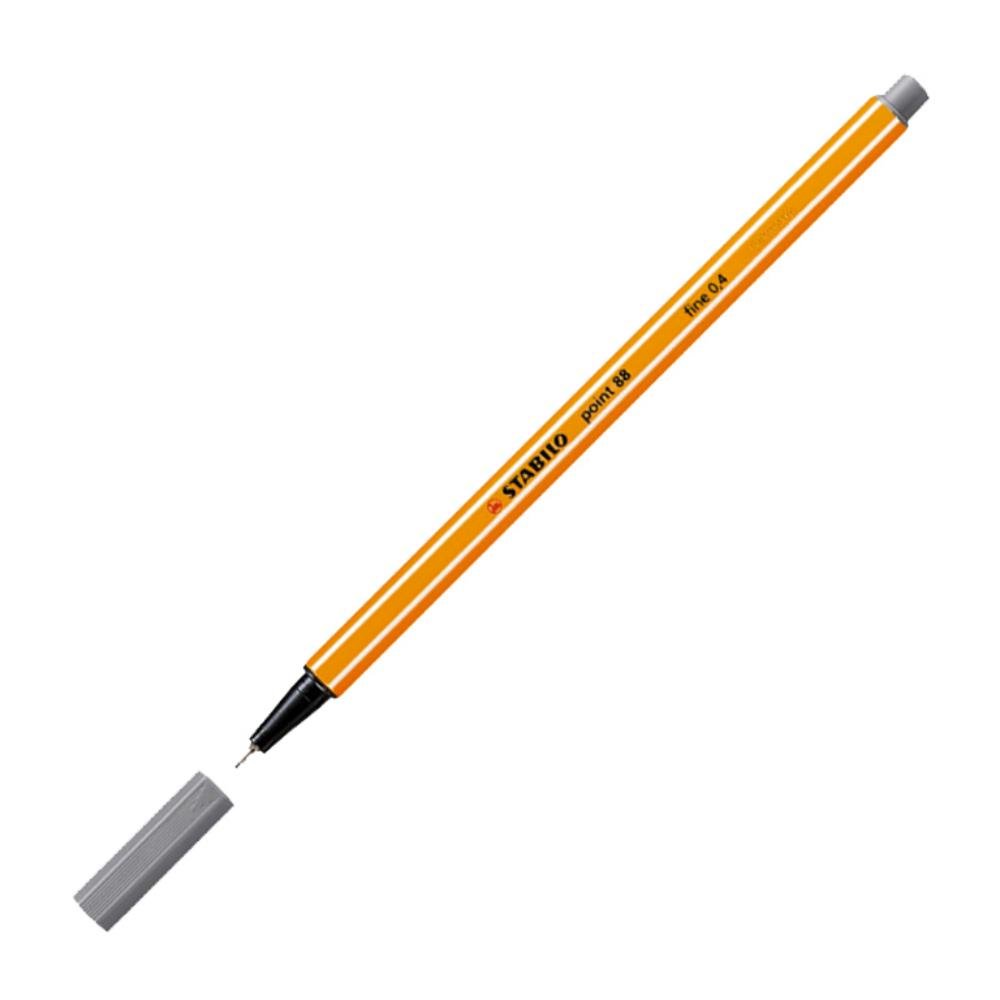 Rotulador Punta Fibra Stabilo Point-88 Gris Oscuro