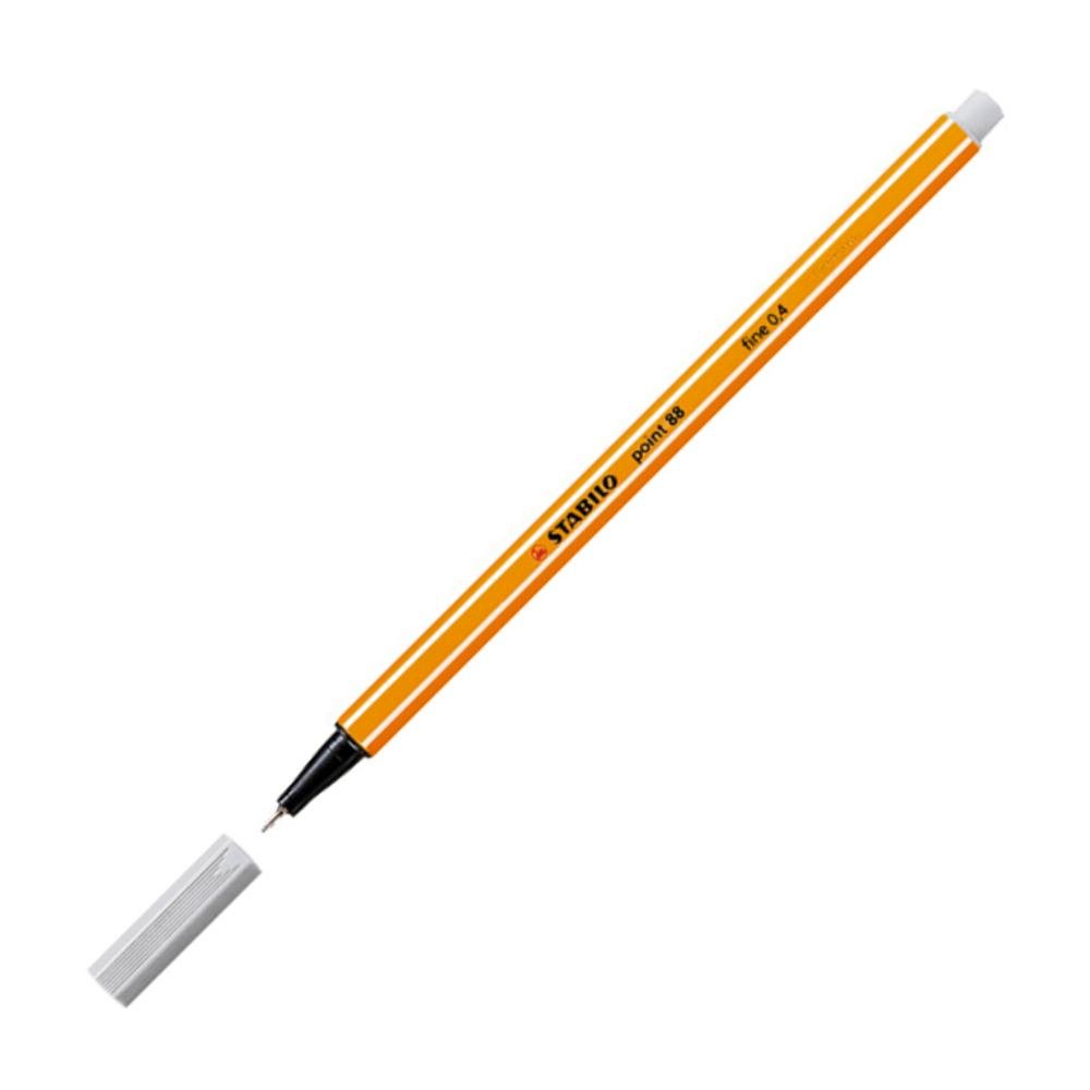 Rotulador Punta Fibra Stabilo Point-88 Gris