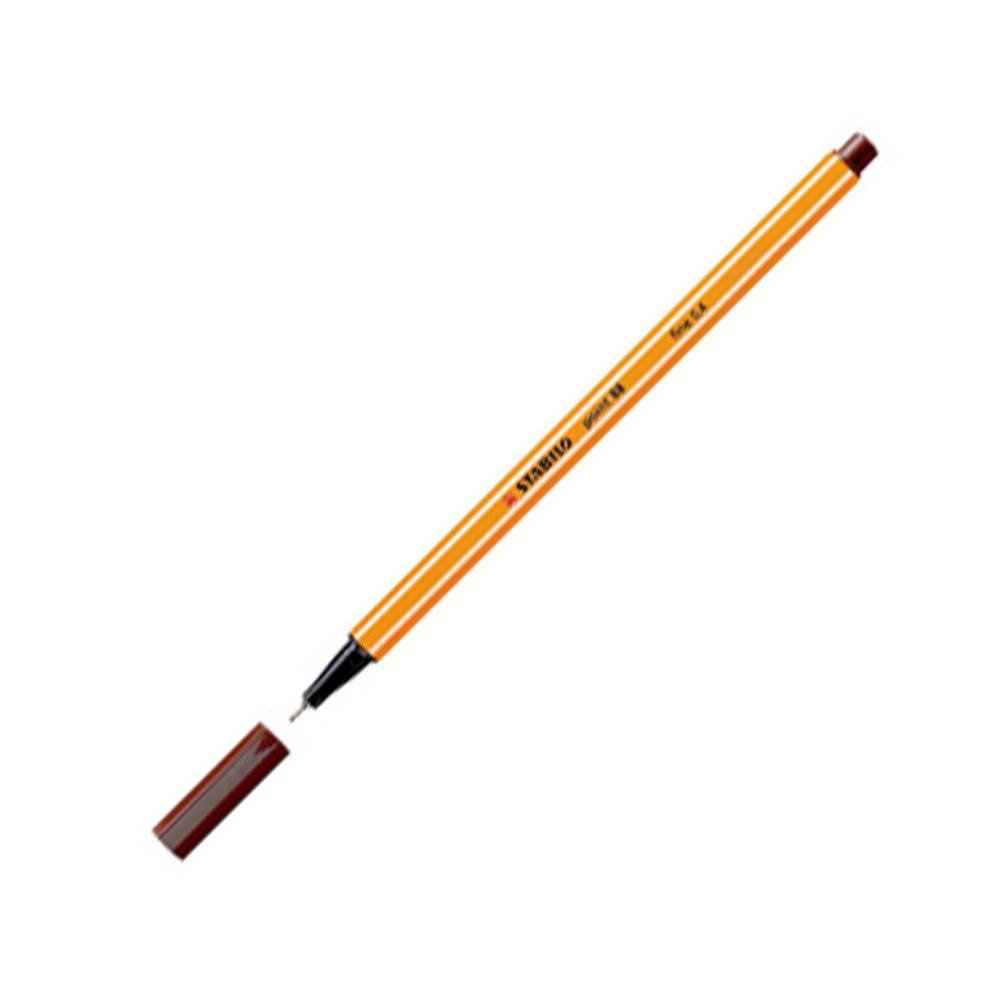 Rotulador Punta Fibra Stabilo Point-88 Marrón