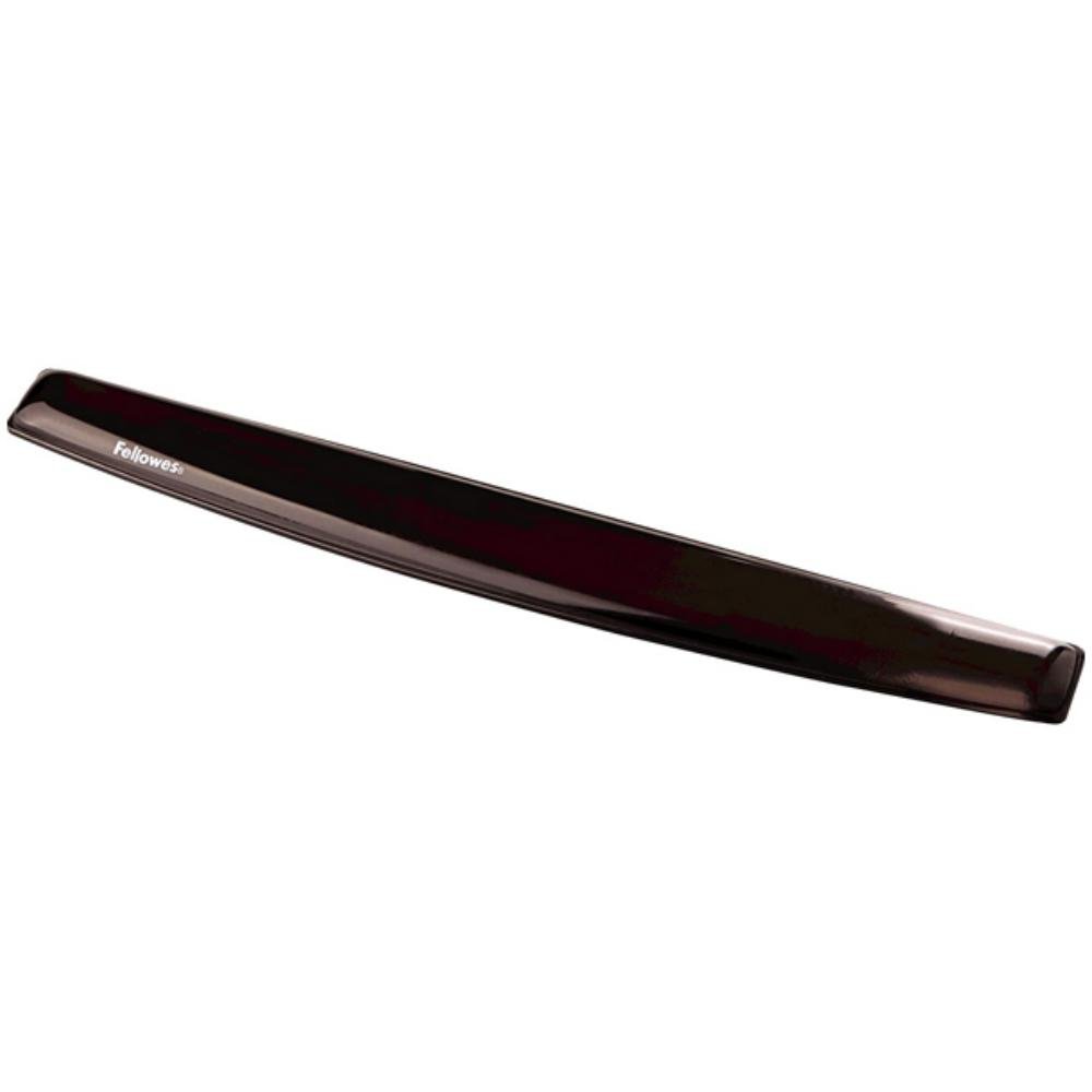 Reposamuñecas Teclado Fellowes de Gel Crystal Negro