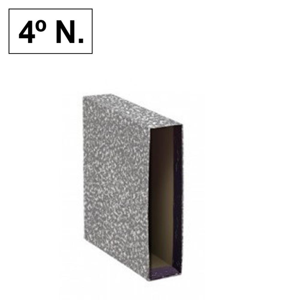 Caja Archivador Az Plus Office 4º Natural Gris Jaspeado