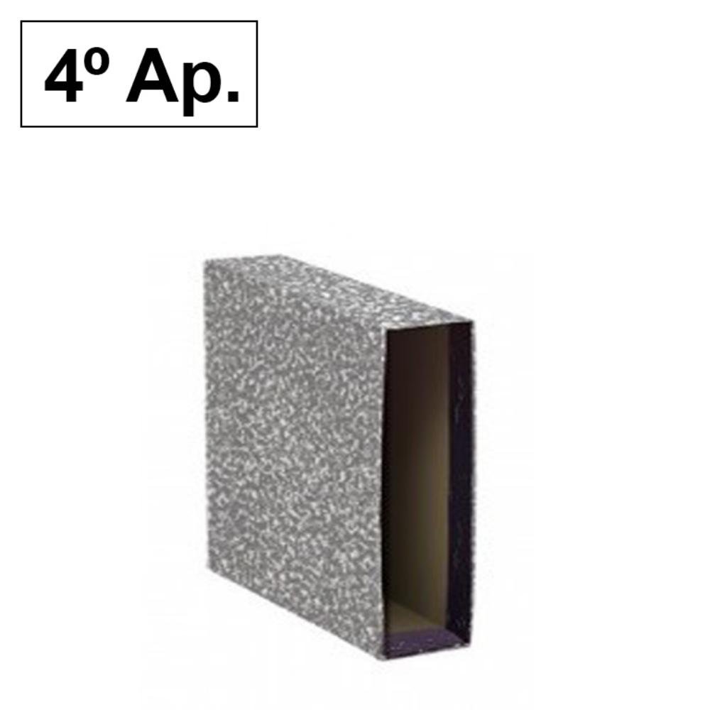 Caja Archivador Az Plus Office 4º Apaisado Gris Jaspeado