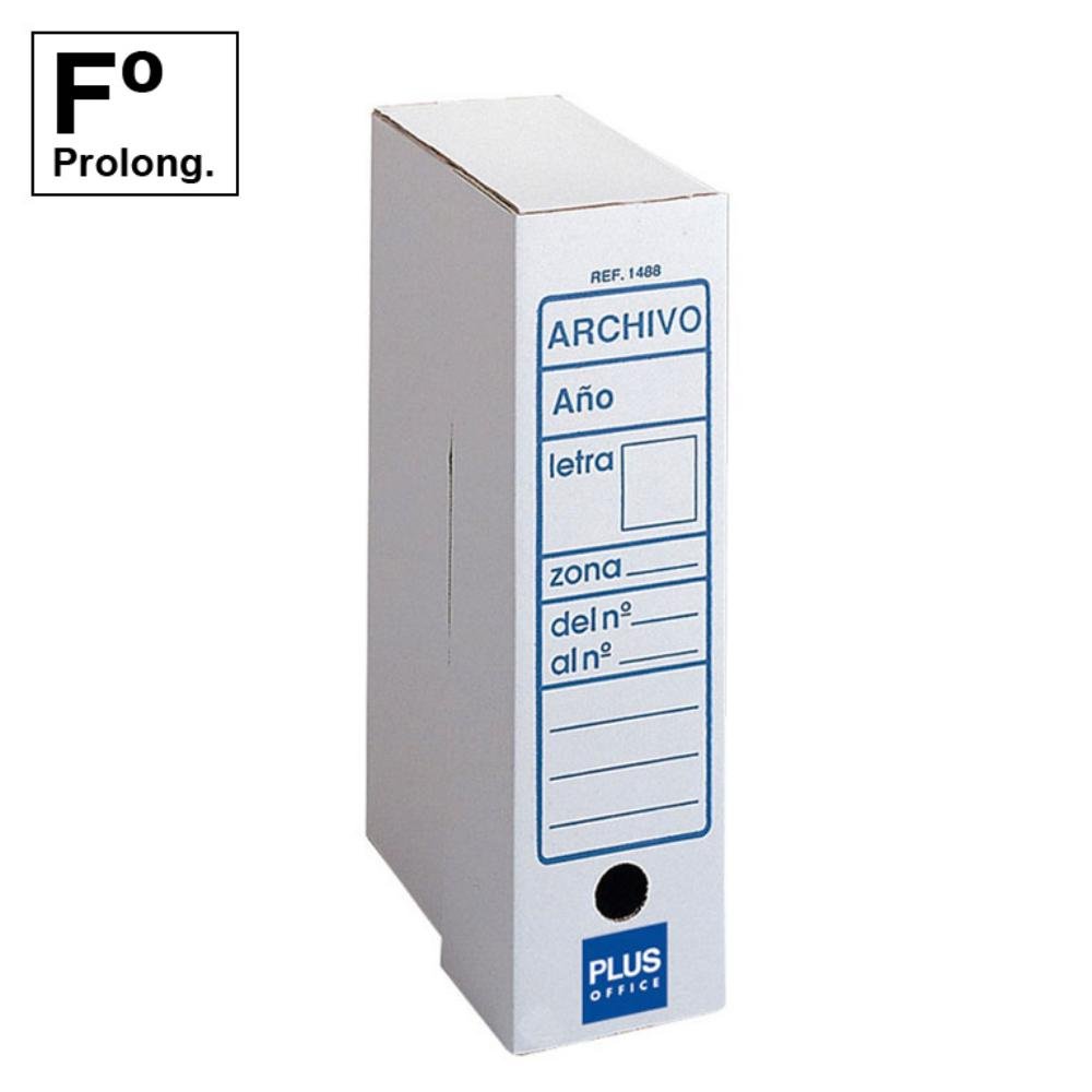 Archivo Definitivo Plus Office Cartón Folio Prolongado 30 ud.