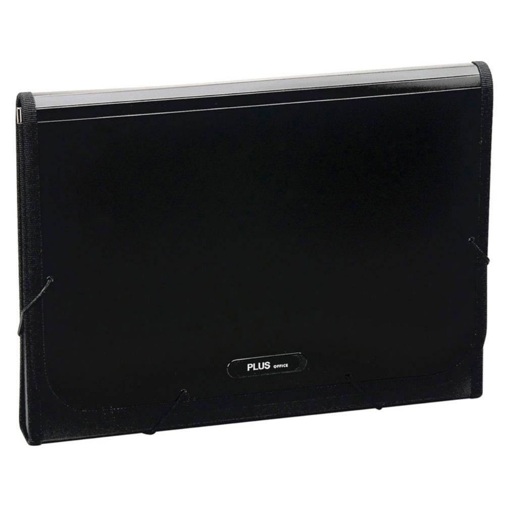 Carpeta Clasificadora Premium Plus Office A4 Negro Sólido