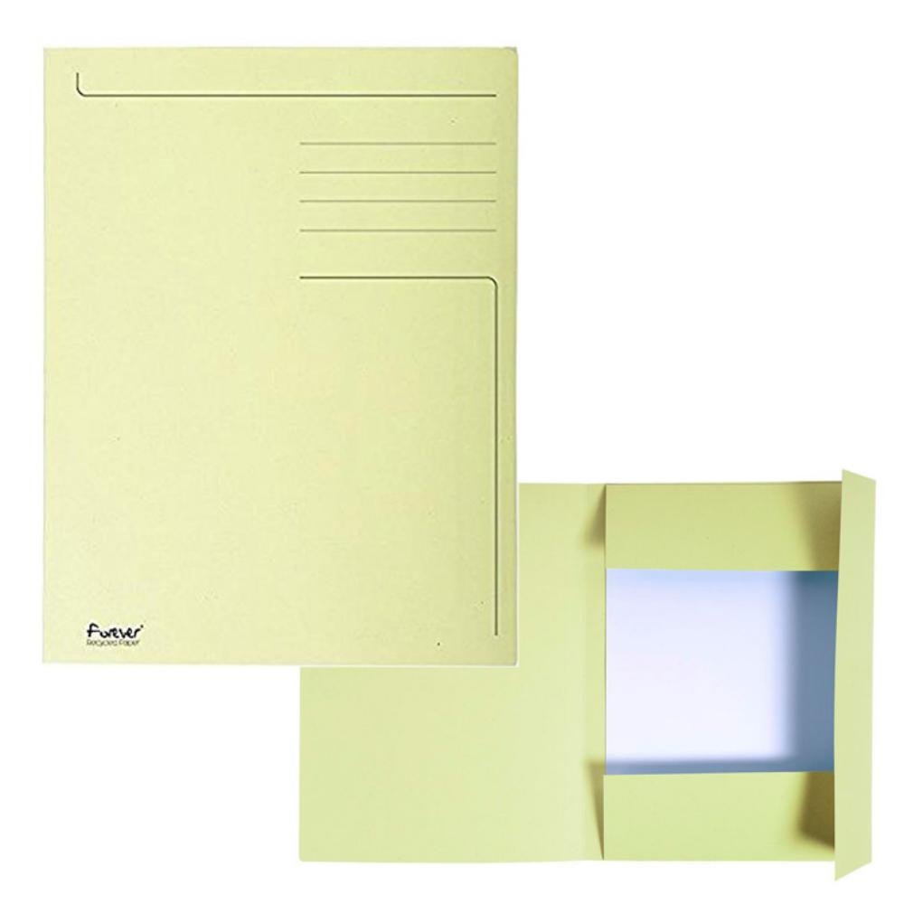 Subcarpeta Exacompta A4 3 Solapas 280g Amarillo