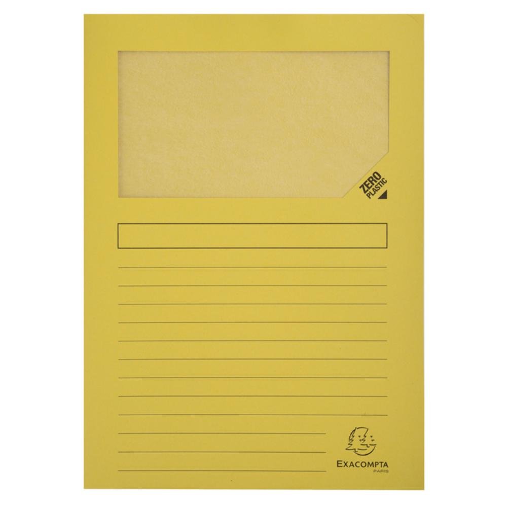 Subcarpeta Ventana A4 Exacompta 120g Amarillo