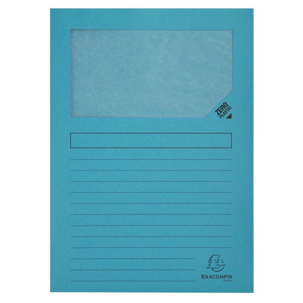 Subcarpeta Ventana A4 Exacompta 120g Azul
