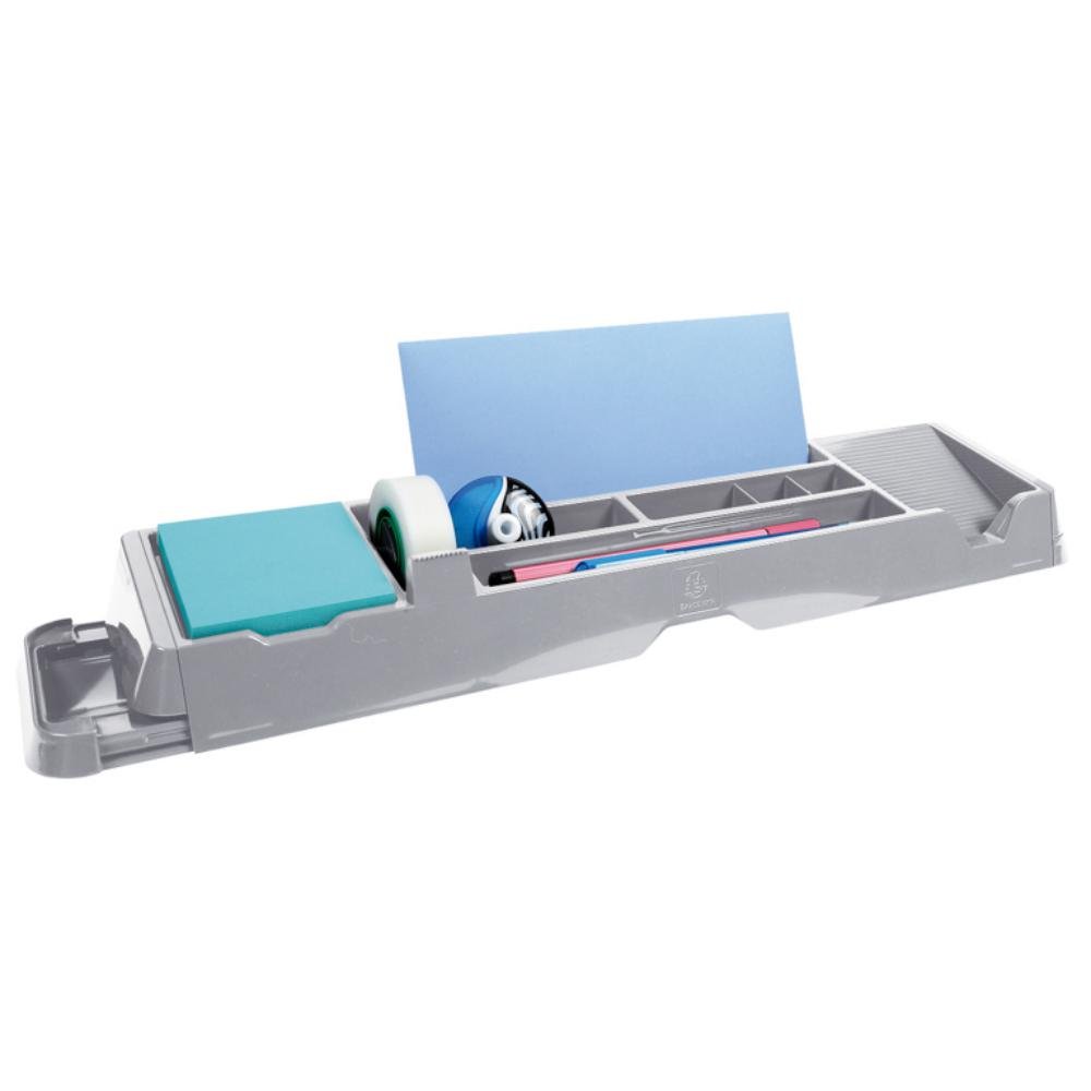 Organizador Sobremesa 7 Compartimentos Exacompta Glossy Gris