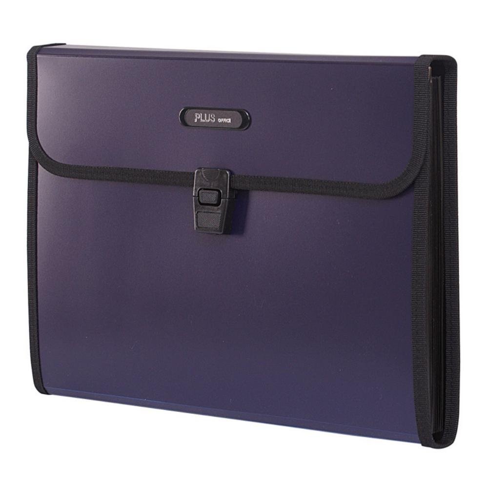 Carpeta Clasificadora Plus Office Broche A4 Azul Opaco