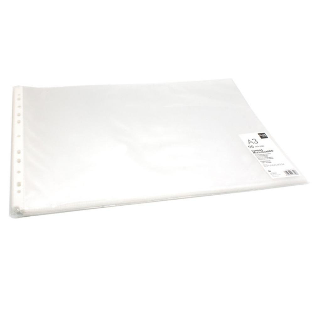 Funda Multitaladro Plus Office A3 PP 90 Micras Cristal
