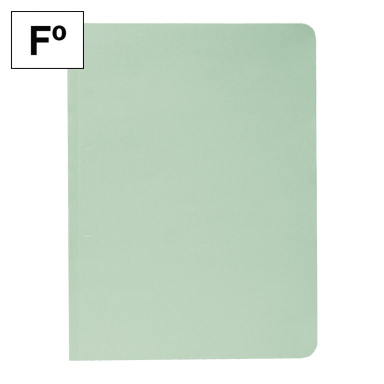 Subcarpeta Cartulina Plus Office Folio 200g Verde Claro