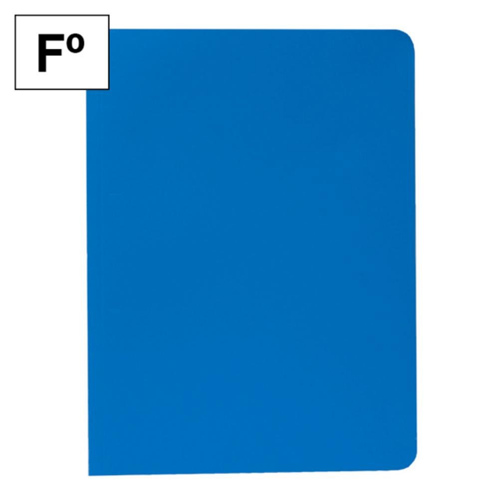 Subcarpeta Cartulina Plus Office Folio 200g Azul Marino