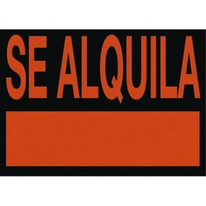 Panel Se alquila Archivo 2000 500 x 700 mm