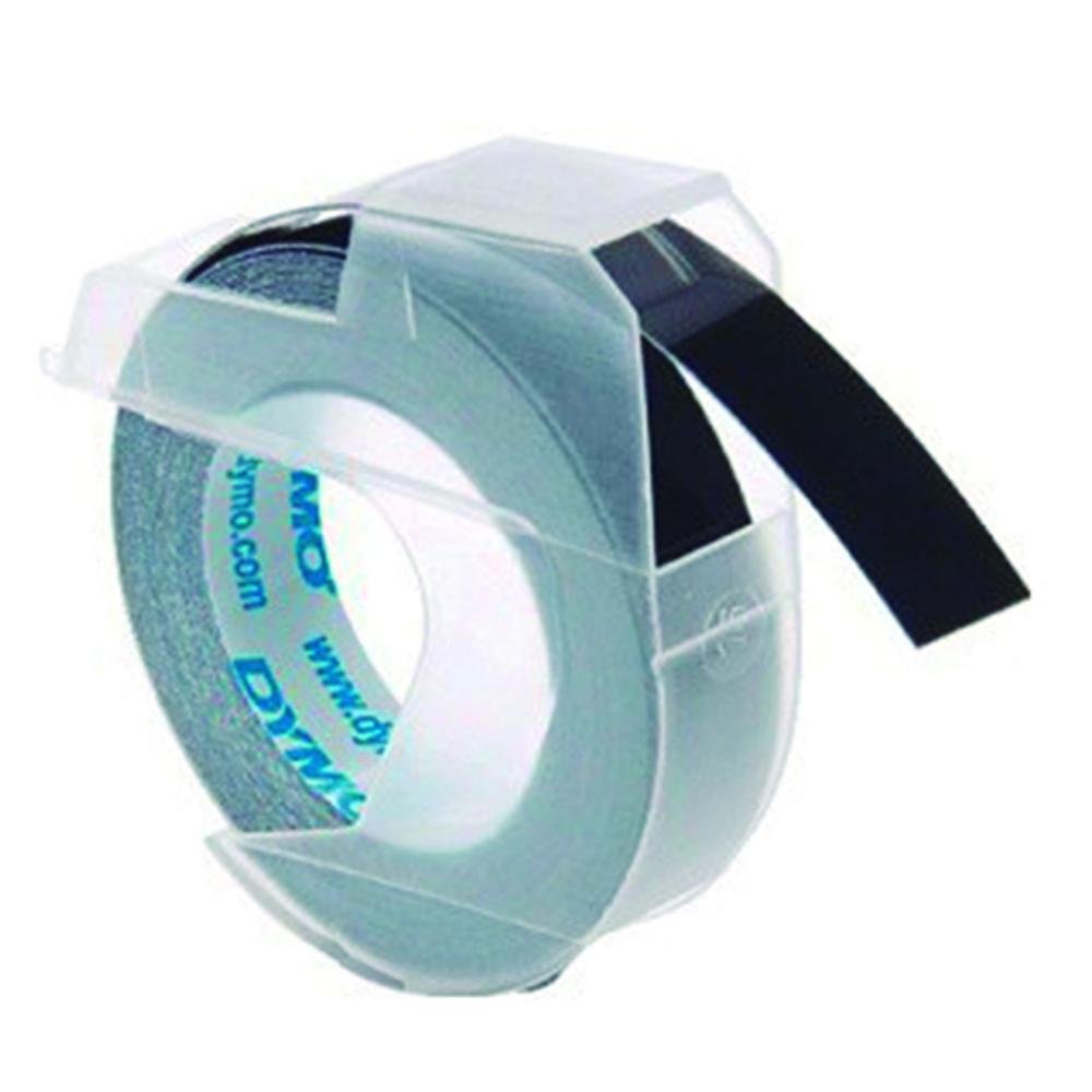Cinta Dymo Tradicional Negro 9 mm x 3 m