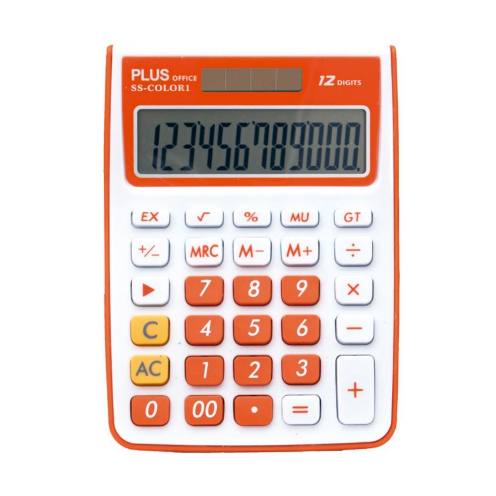 Calculadora Plus Office SS Color 1 Naranja